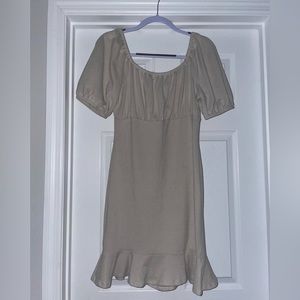 NWOT XL Almost Famous Midi Dress Ruffle bottom- fitted